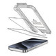 Σκληρυμένο γυαλί Quick Set+ 2-PACK για iPhone 15 Pro, μαύρη, Tech-Protect