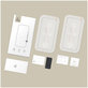 Σκληρυμένο γυαλί Quick Set+ 2-PACK για iPhone 15 Pro, μαύρη, Tech-Protect