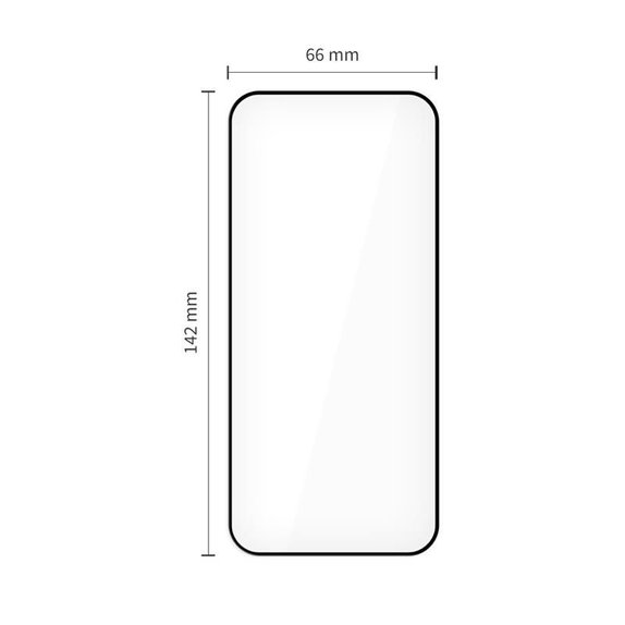 Σκληρυμένο γυαλί Quick Set+ 2-PACK για iPhone 15 Pro, μαύρη, Tech-Protect