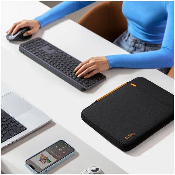 Θήκη laptop Defender Rs 15-16, μαύρη, Tech-Protect