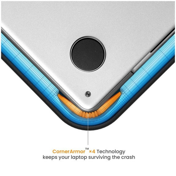 Θήκη laptop Defender Rs 13-14, μαύρη, Tech-Protect