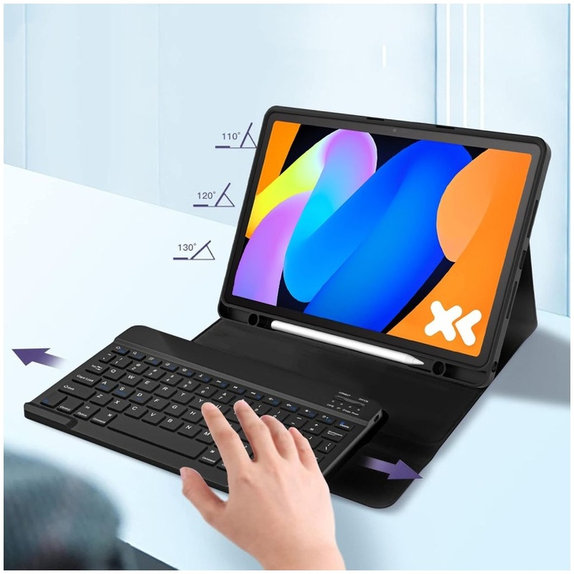 Θήκη Sc Pen + Keyboard για Lenovo Idea Tab / K11 Gen 2 11.0 TB-336, μαύρη, Tech-Protect