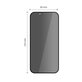 Privacy σκληρυμένο γυαλί Quick Set Spy+ 2-PACK για iPhone 13 / 13 Pro / 14 / 16E / 17E, privacy, Tech-Protect