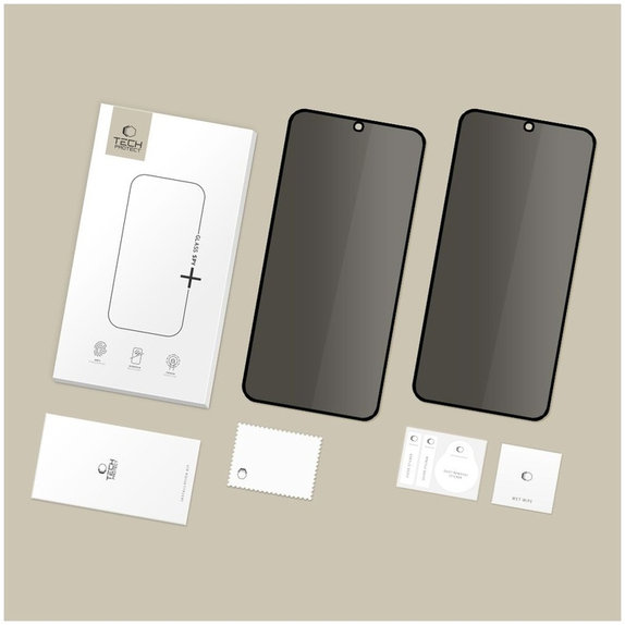 Privacy σκληρυμένο γυαλί Glass Spy+ 2-PACK για Samsung S25 FE, Tech-Protect