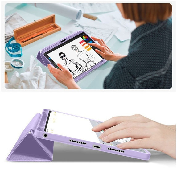 Θήκη Sc Pen για Lenovo Idea Tab / K11 Gen 2 11.0 TB-336, μωβ, Tech-Protect