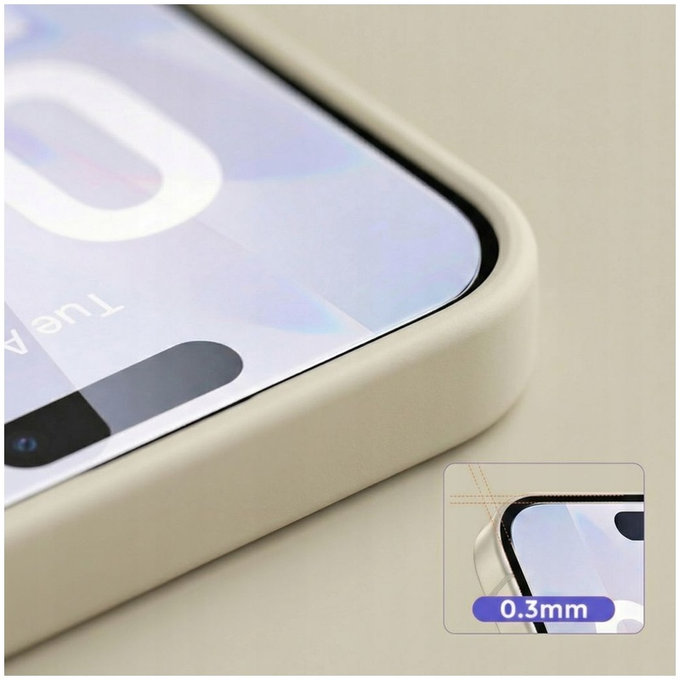 Σκληρυμένο γυαλί Glass Fit+ 2-PACK για Motorola Edge 50 Neo / 60 Neo, μαύρη, Tech-Protect