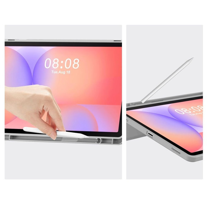 Θήκη Sc Pen για Samsung Tab S9 11.0 / S9 FE / S10 FE / S10 Lite 10.9 X710 / X716B / X510 / X516B / X520 / X526 / X400 / X406B, γκρι, Tech-Protect