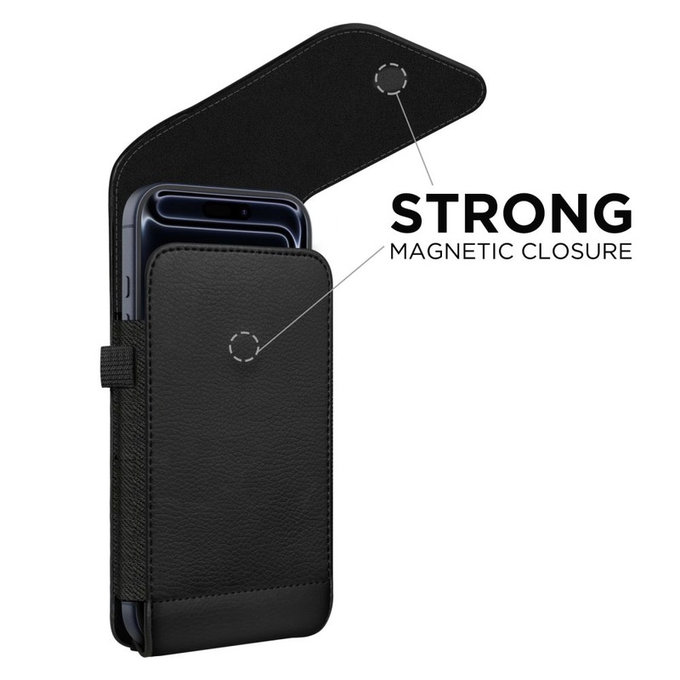 Θήκη γενικής χρήσης για τηλέφωνο SM75 5.8-6.8 Inch, μαύρη, Tech-Protect