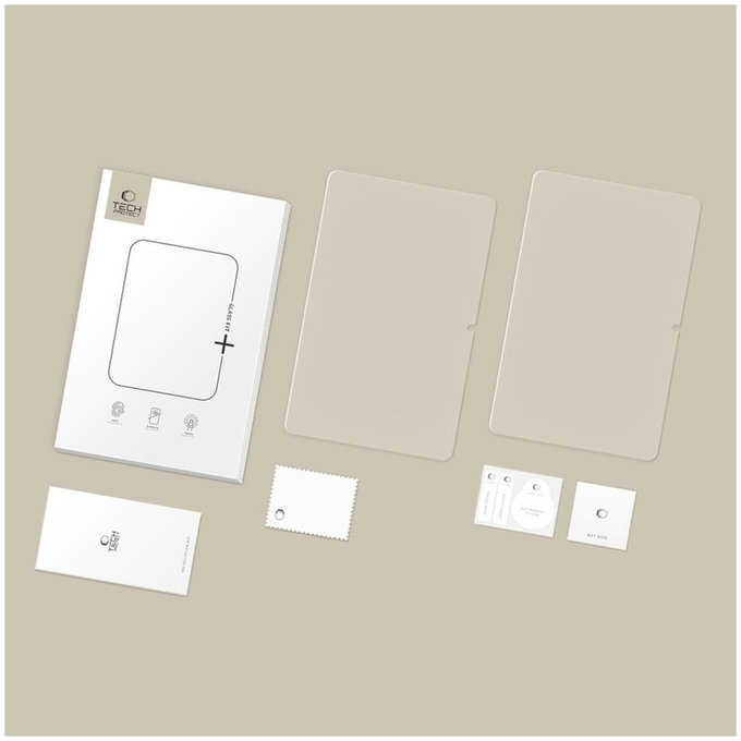 Σκληρυμένο γυαλί Glass Fit+ 2-PACK για Xiaomi Poco Pad M1 / Redmi Pad Pro / 2 Pro 12.1, διάφανη, Tech-Protect