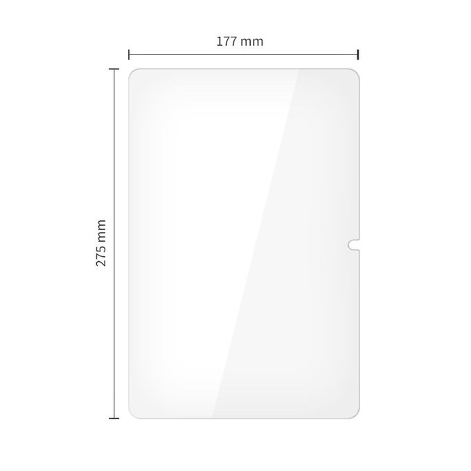 Σκληρυμένο γυαλί Glass Fit+ 2-PACK για Xiaomi Poco Pad M1 / Redmi Pad Pro / 2 Pro 12.1, διάφανη, Tech-Protect
