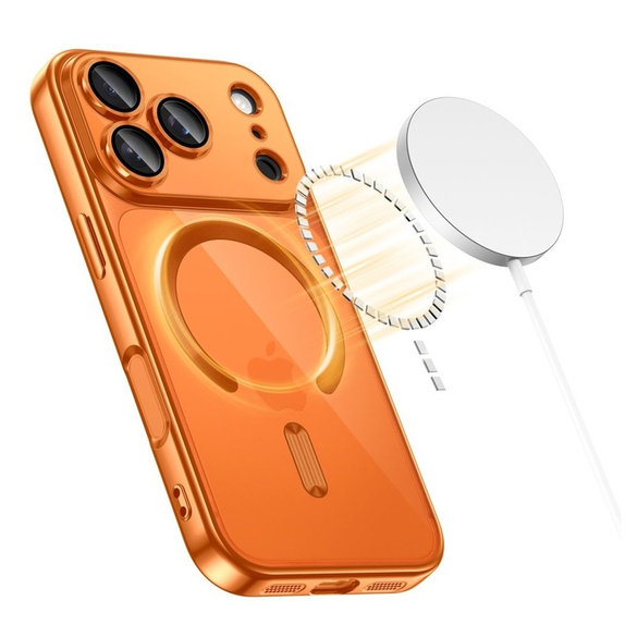 Θήκη MagFlex MagSafe για iPhone 17 Pro Max, Shiny Cosmic Orange, Tech-Protect