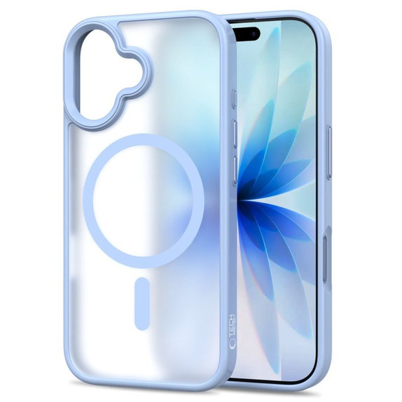 Θήκη MagMat MagSafe για iPhone 17, Matte Mist Blue, Tech-Protect