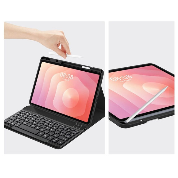 Θήκη Sc Pen + Keyboard για Samsung Tab S11 11.0 X730 / X736B, μαύρη, Tech-Protect