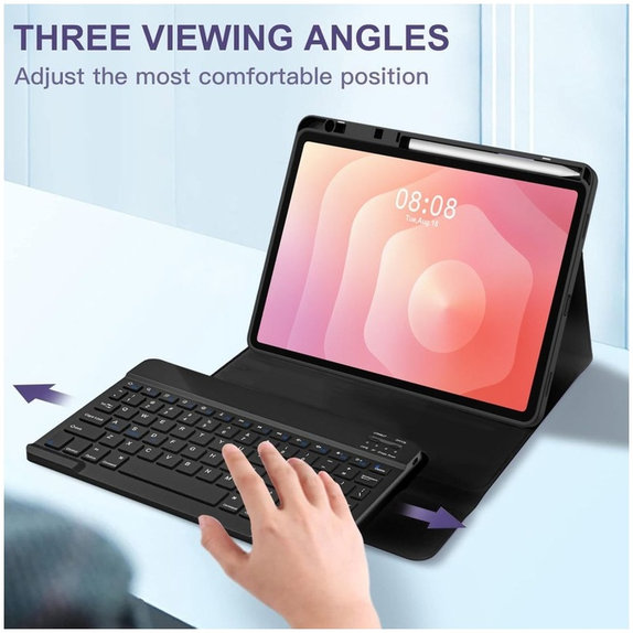 Θήκη Sc Pen + Keyboard για Samsung Tab S11 11.0 X730 / X736B, μαύρη, Tech-Protect