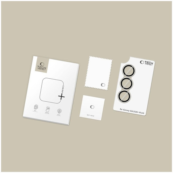 Προστασία κάμερας Camring Fit+ για Samsung S26 / S26+ Plus, διάφανη, Tech-Protect