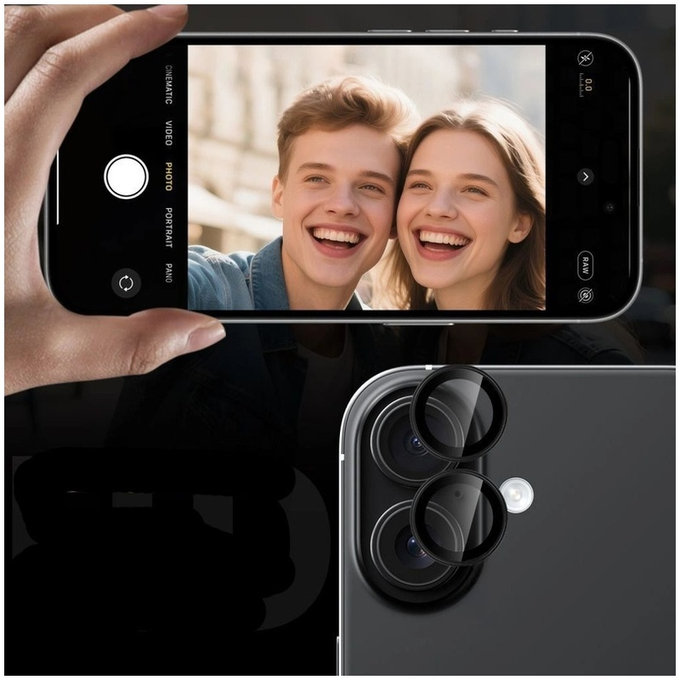 Προστασία κάμερας Camring Fit+ για Samsung S26 / S26+ Plus, διάφανη, Tech-Protect