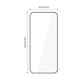 Σκληρυμένο γυαλί Quick Set+ 2-Pack για Samsung S26, Black, Tech-Protect