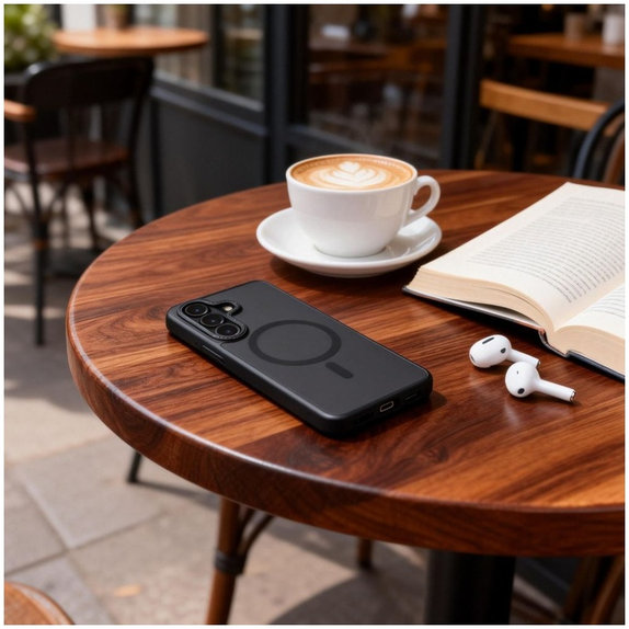 Θήκη Magcam MagSafe για Samsung S26, Matte Black, Tech-Protect