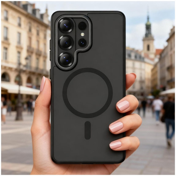 Θήκη MagCam MagSafe για Samsung S26 Ultra, Matte Black, Tech-Protect