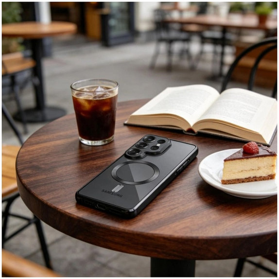 Θήκη MagFlex MagSafe για Samsung S26 Ultra, Shiny Black, Tech-Protect