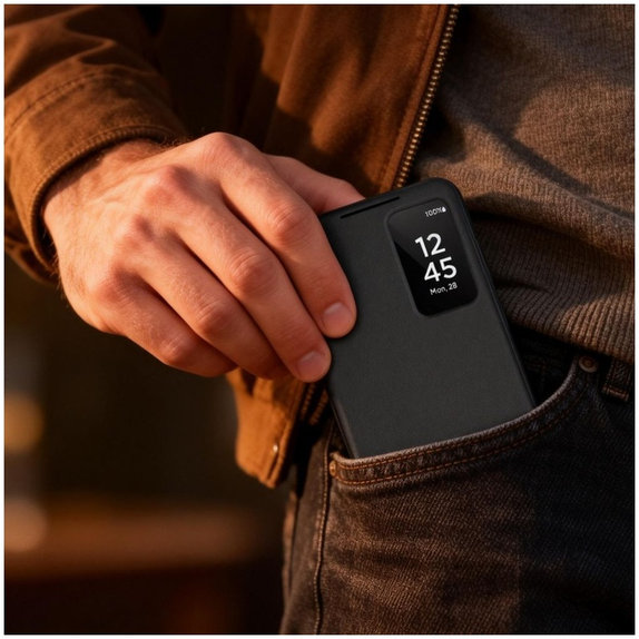 Θήκη Smart Wallet για Samsung S26 Ultra, Matte Black, Tech-Protect