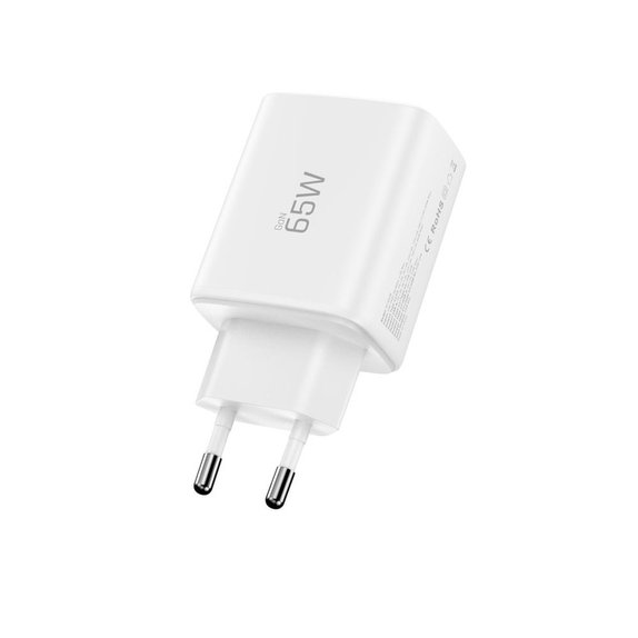 Φορτιστής δικτύου NCA65W-GAN 3-PORT PD 65W / QC3.0, λευκή, Tech-Protect