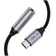 Αντάπτορας Ultraboost USB-C To Mini Jack 3.5MM DAC, Iron Grey, Tech-Protect