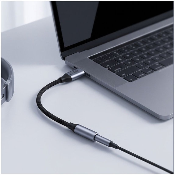 Αντάπτορας Ultraboost USB-C To Mini Jack 3.5MM DAC, Iron Grey, Tech-Protect