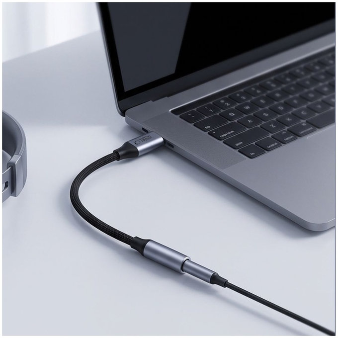 Αντάπτορας Ultraboost USB-C To Mini Jack 3.5MM DAC, Iron Grey, Tech-Protect