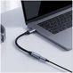 Αντάπτορας Ultraboost USB-C To Mini Jack 3.5MM DAC, Iron Grey, Tech-Protect