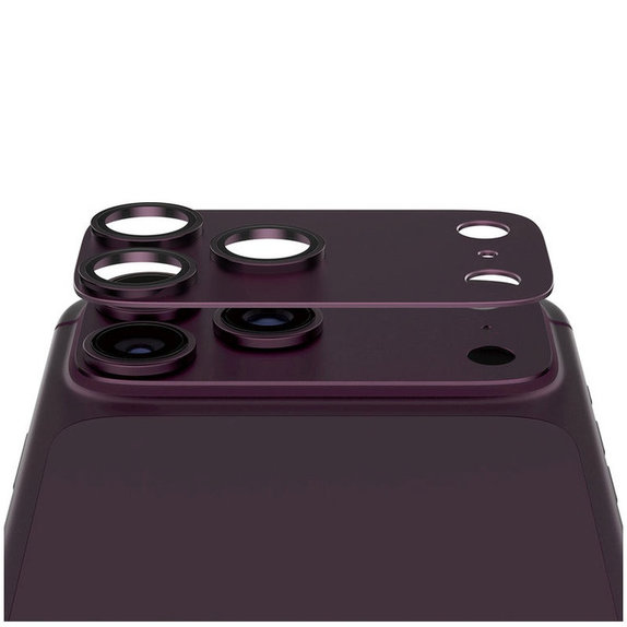 Προστατευτικό καλύμματος φακού Fender για iPhone 18 Pro Max, Dark Cherry, PanzerGlass