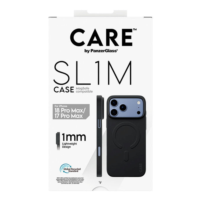 Θήκη SL1M με MagSAFE για iPhone 18 Pro Max/17 Pro Max/16e, Μαύρο, PanzerGlass