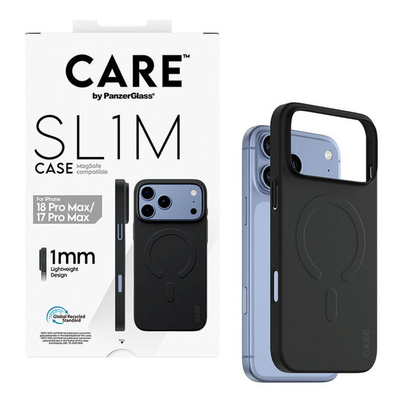 Θήκη SL1M με MagSAFE για iPhone 18 Pro Max/17 Pro Max/16e, Μαύρο, PanzerGlass