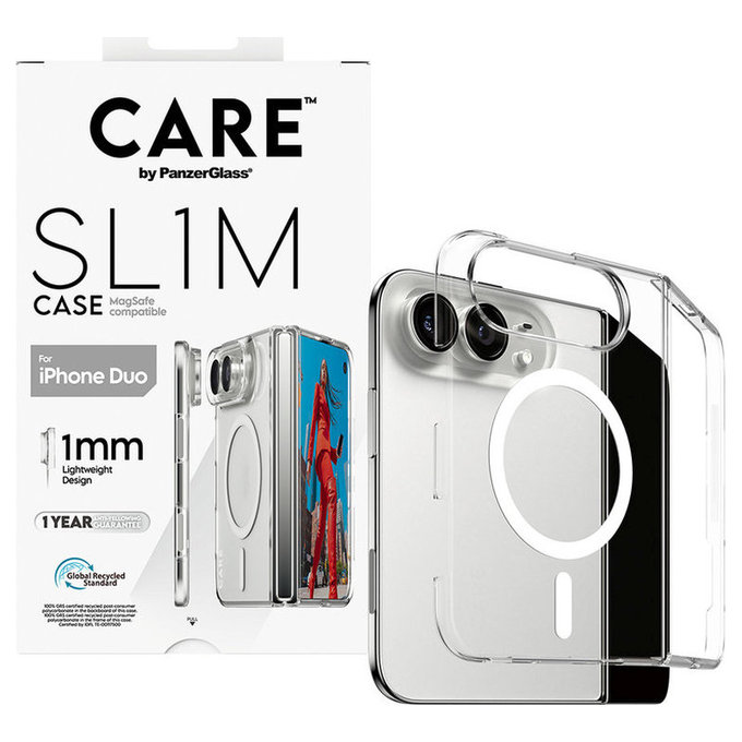 Θήκη SL1M με MagSafe για iPhone Duo, Διάφανη, PanzerGlass