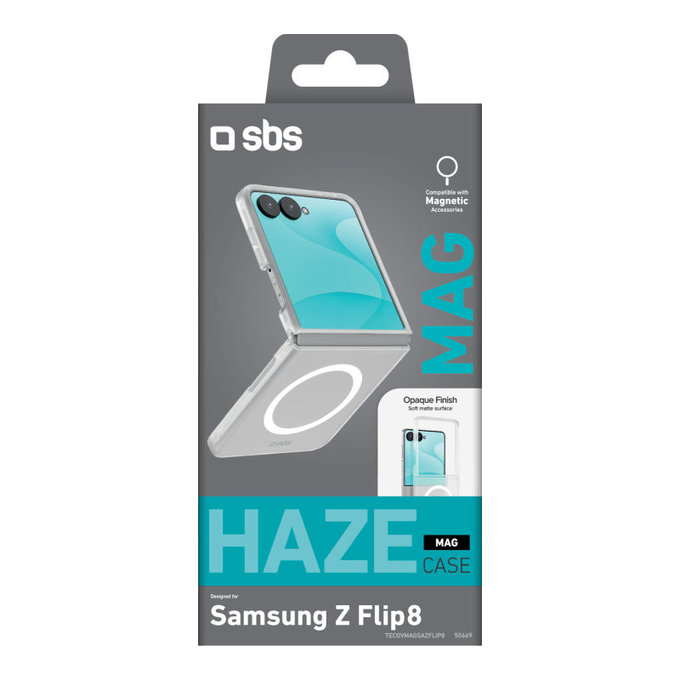 Θήκη Haze Mag για Samsung Galaxy Z Flip8, Διάφανο, SBS