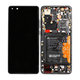 LCD Display Assembly με Battery για + Fingerprint Sensor Huawei P40 Pro Plus | 02353RVJ | Ceramic Black | Service Pack