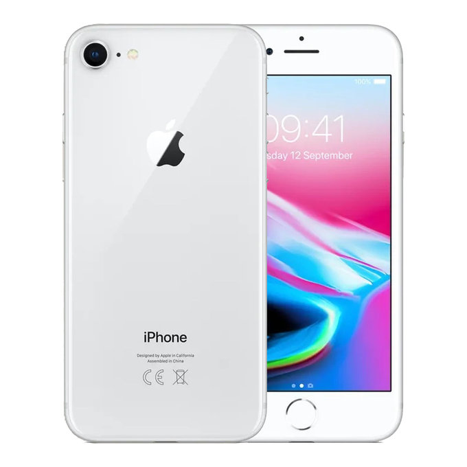 Apple iPhone 8 Silver 64GB A Ανακατασκευασμένο