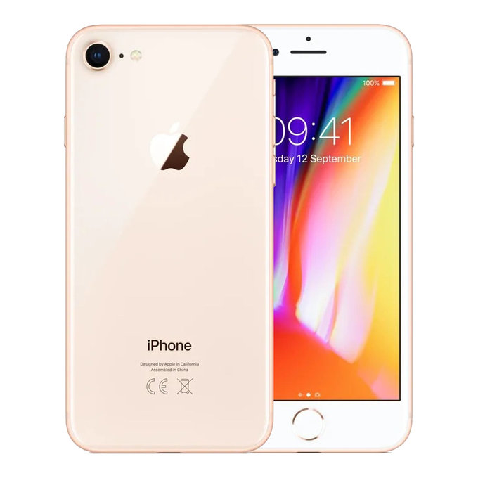 Apple iPhone 8 Gold 256GB B Ανακατασκευασμένο