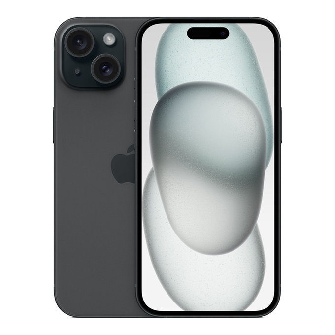 Apple iPhone 15 Black 256GB A+ Ανακατασκευασμένο