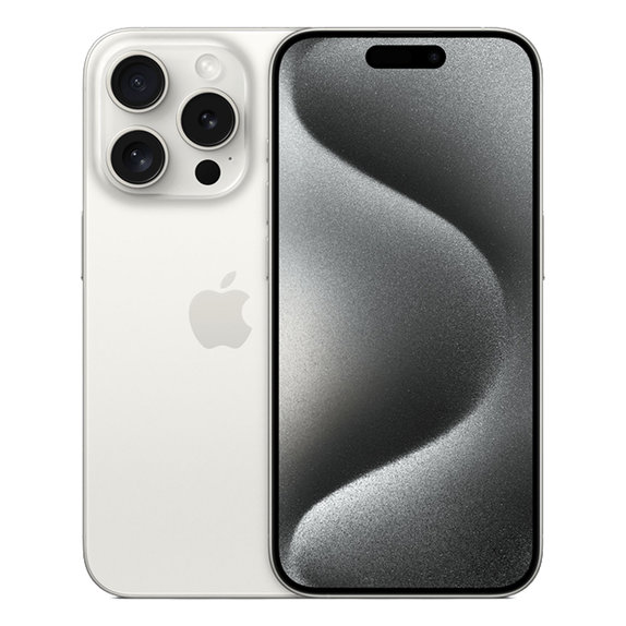 Apple iPhone 15 Pro White Titanium 512GB A+ Ανακατασκευασμένο