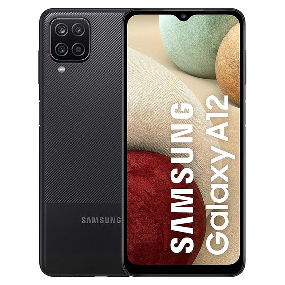 Samsung Galaxy A12 A125F Black 64GB A Ανακατασκευασμένο