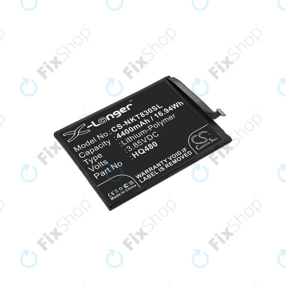 Μπαταρία για Nokia 8.3 2020 5G, 4400mAh, Li-Pol, 3.85V, HQ480, HQ