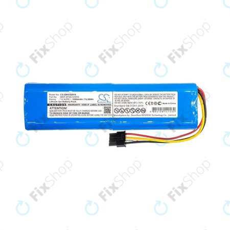 Μπαταρία για Xiaomi Mi Robot Vacuum Mop-series, BRR-2P4S-5200, 14.4V, 5200mAh, HQ