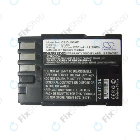 Μπαταρία για Pentax 645d, K-5, 1250mAh, Li-Ion, 7.4V, D-LI90, HQ