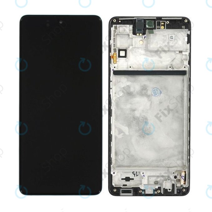 LCD Display Assembly για Samsung M51 | M515F | GH82-23568A | GH82-24168A | GH82-24166A | Celestial Black | Service Pack