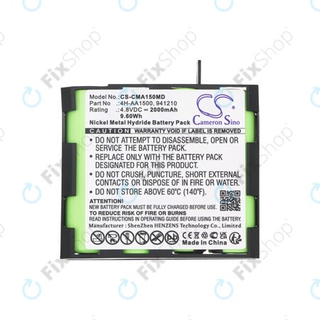 Μπαταρία για Compex MI-Fitness, 2000mAh, Ni-MH, 4.8V, 941213, HQ