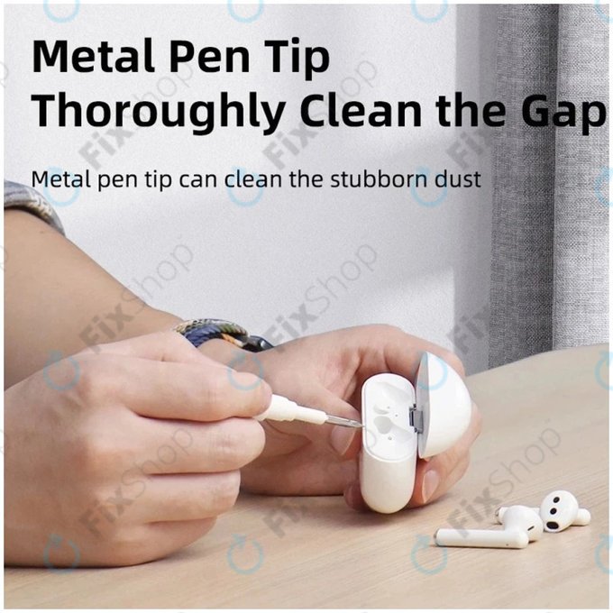 Στυλό καθαρισμού για ασύρματα ακουστικά, Λευκό, White