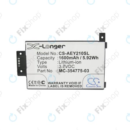 Battery για Amazon Kindle Paperwhite 2 2014 | Touch 2014 | MC-354775-03 | 1600mAh | HQ