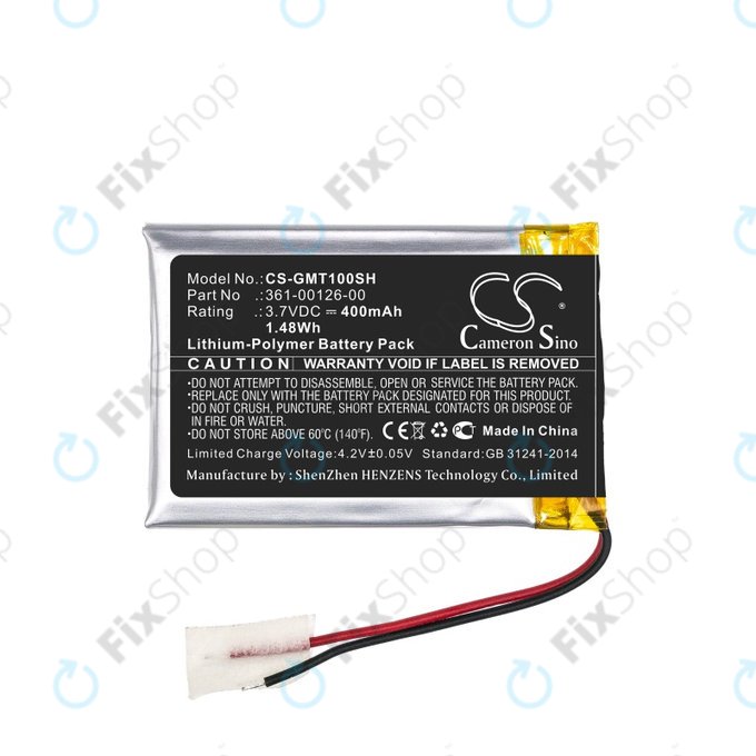 Μπαταρία για Garmin Fenix 6X, 6X Pro Solar, Tactix Delta, 361-00126-00, 400mAh, HQ