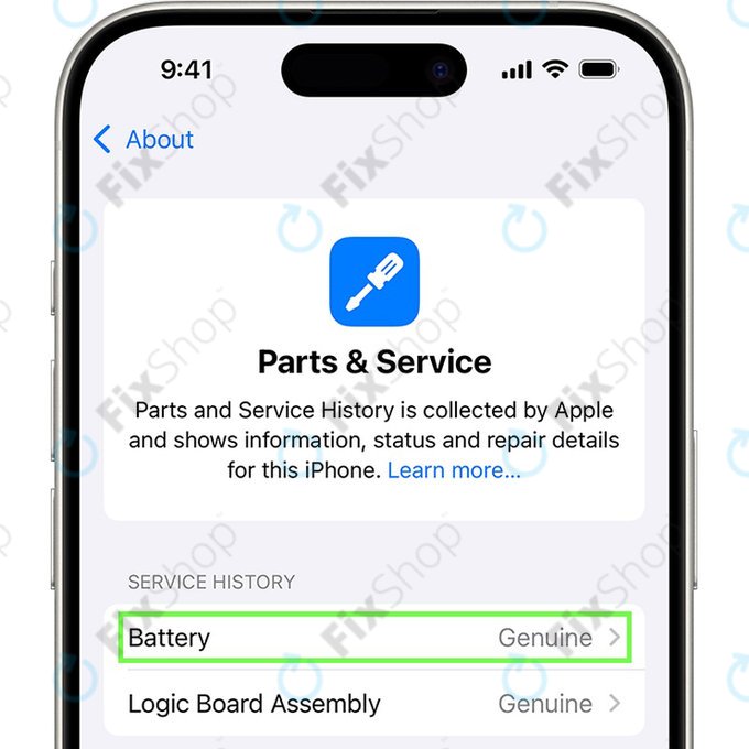 Battery για iPhone 17 Pro eSIM | 661-56128 | Genuine Apple